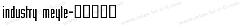 industry meyle字体转换